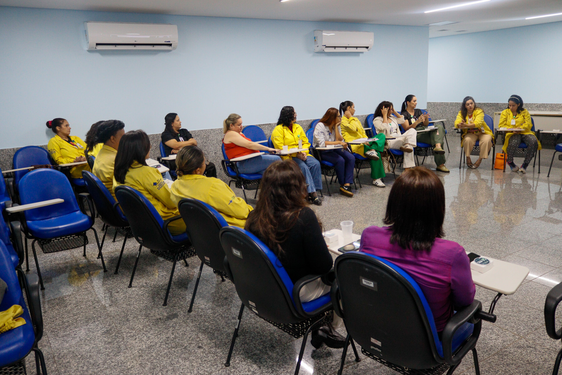 Em celebração ao mês do Assistente Social, a Cemult do Crer promoveu encontro entre representantes do CRESS e assistentes sociais do hospital.jpg
